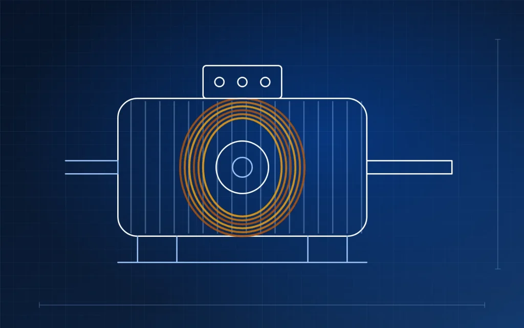 Technical illustration: Motors & Rewinding